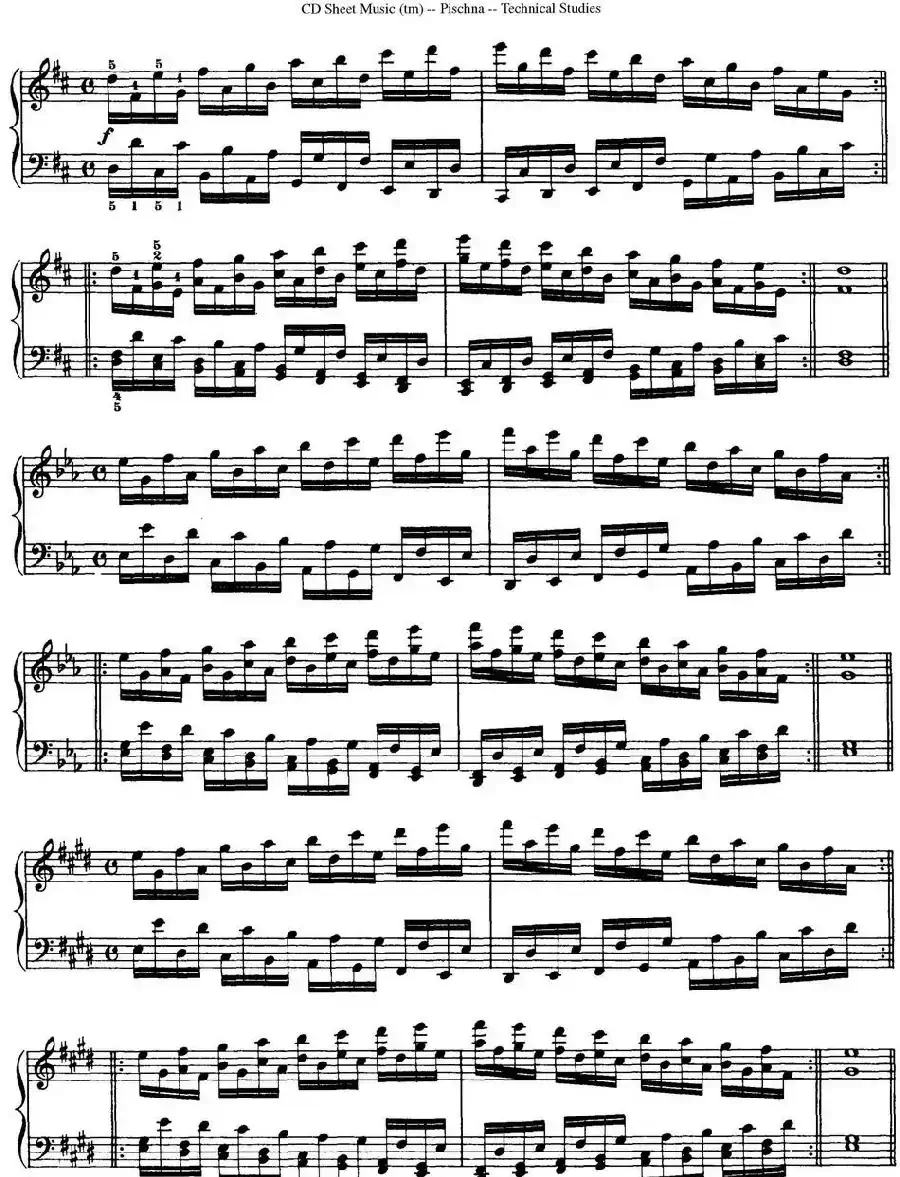 Technical Studies 60 Progressive Exercises (60首钢琴循序渐进练习曲 P51——60)
