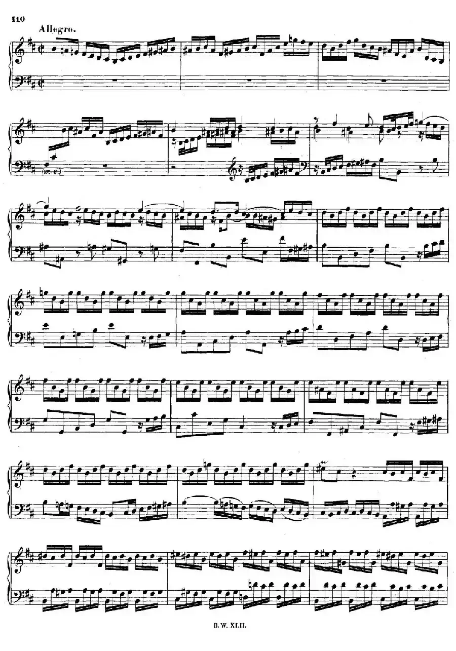 16 Concertos BWV 972-987(十六首为独奏古钢琴而作的协奏曲)(P51——60)