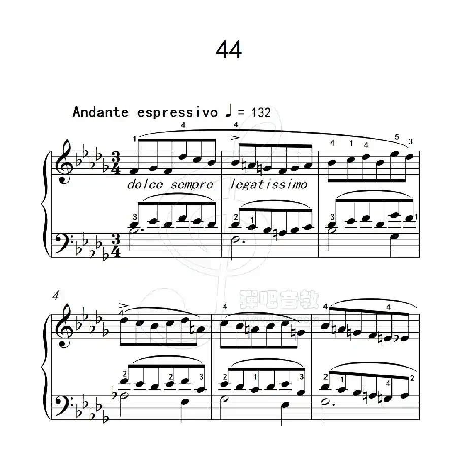 练习曲 44(克拉莫钢琴练习曲60首)
