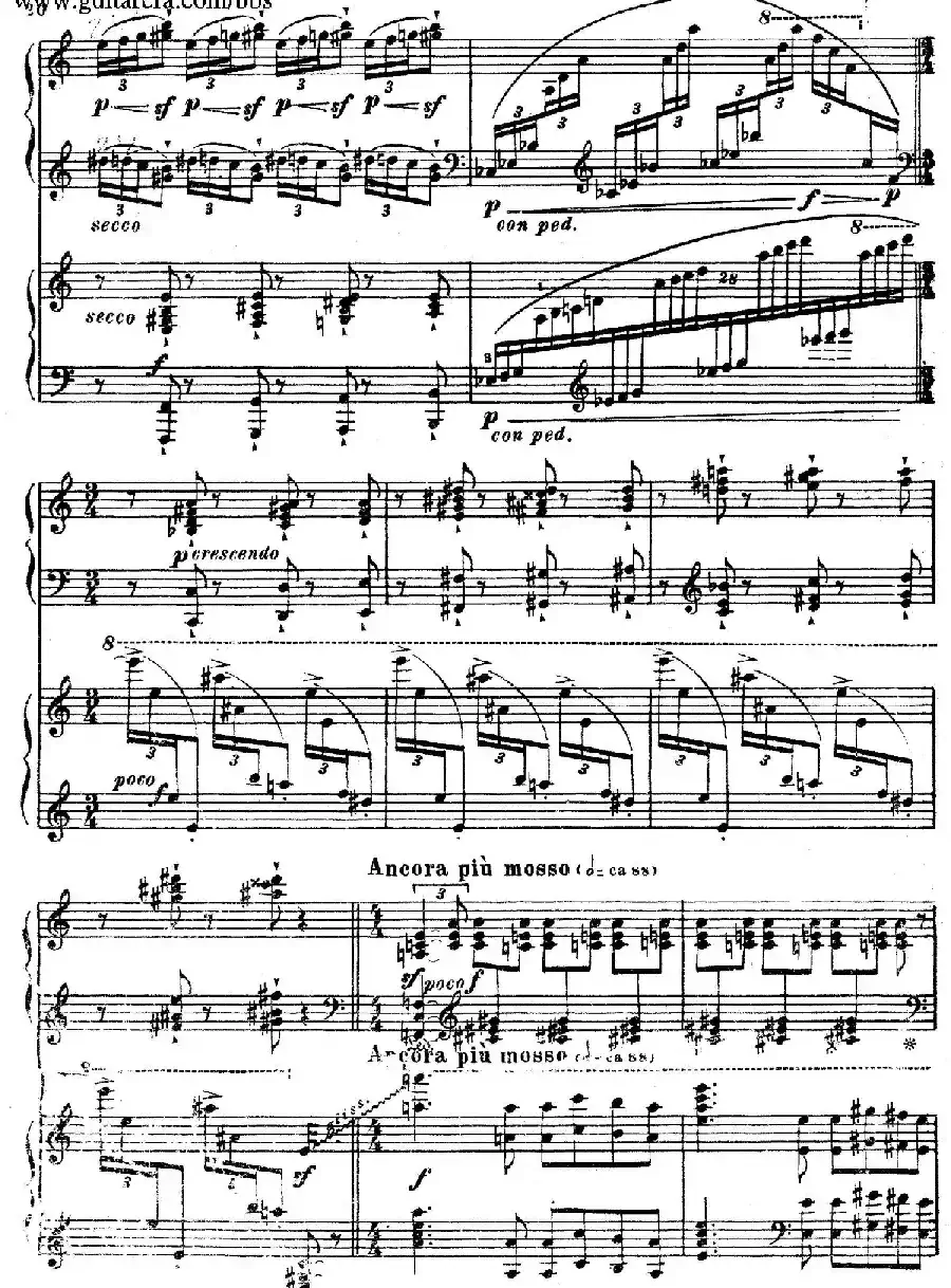 Variation on a Theme by Paganini(帕格尼尼主题变奏曲·双钢琴)