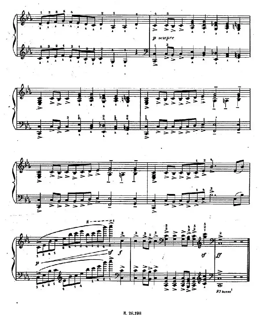 Ten Bagatelles Op.5 (10首小品·1. c小调)