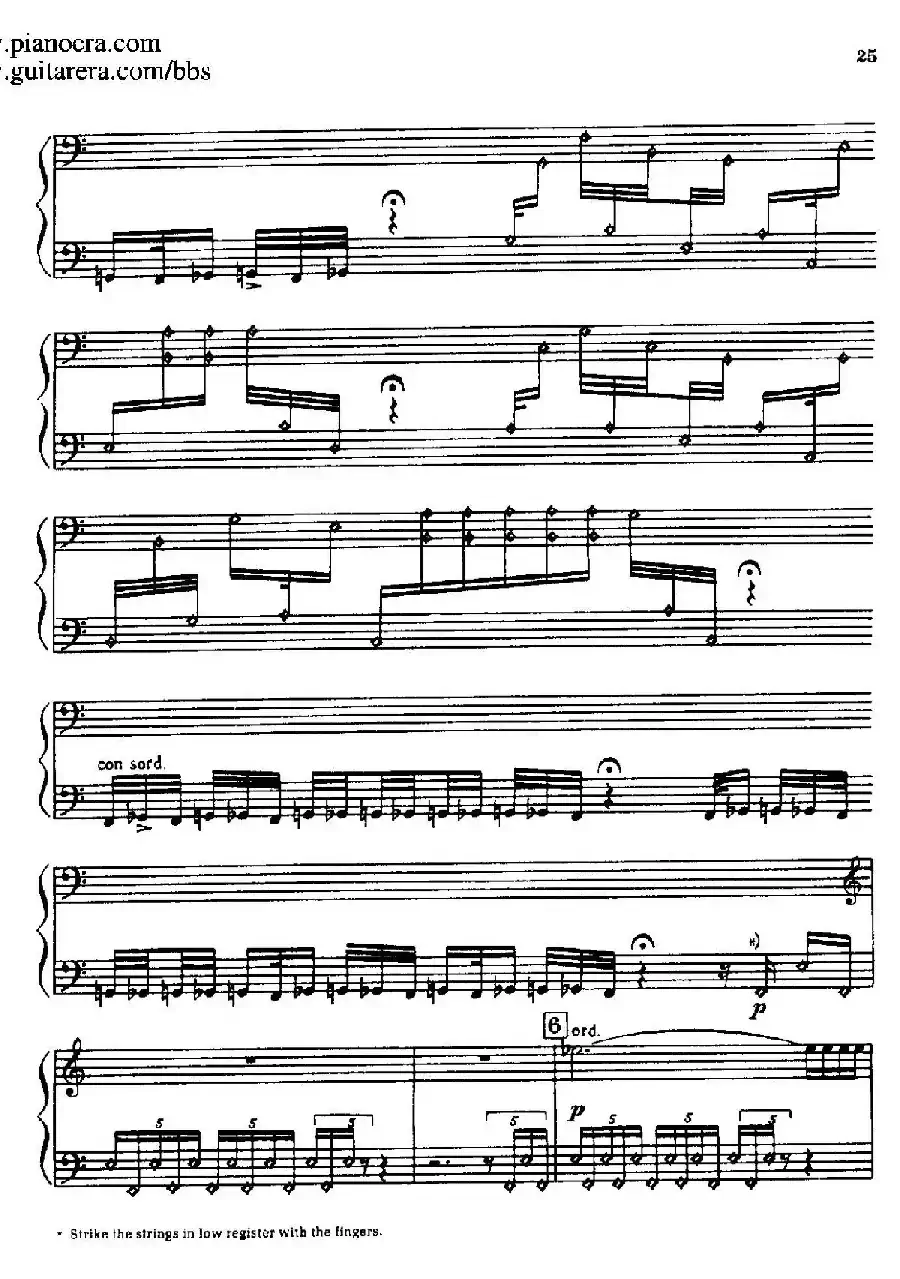 Piano Sonata(钢琴奏鸣曲· 第一乐章)