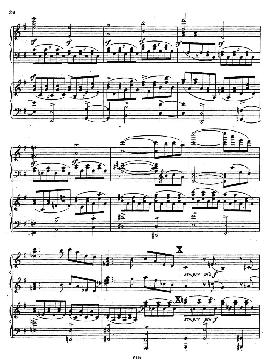 Symphony No.4 in e Minor Op.98(e小调第四交响曲·双钢琴)