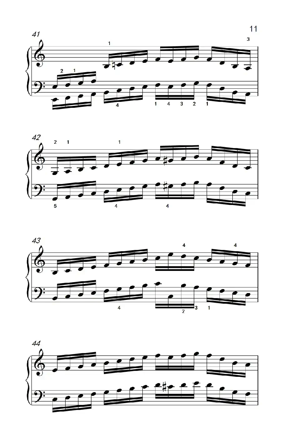 莫什科夫斯基 钢琴练习曲(第五首)