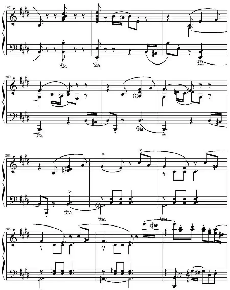 E大调回旋随想曲(门德尔松Op.14)
