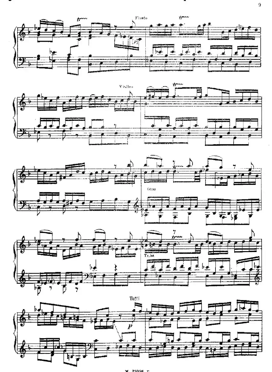 Brandenburg Concerto No.2 in F Major BWV.1047(F大调第二勃兰登堡协奏曲·钢琴独奏版)