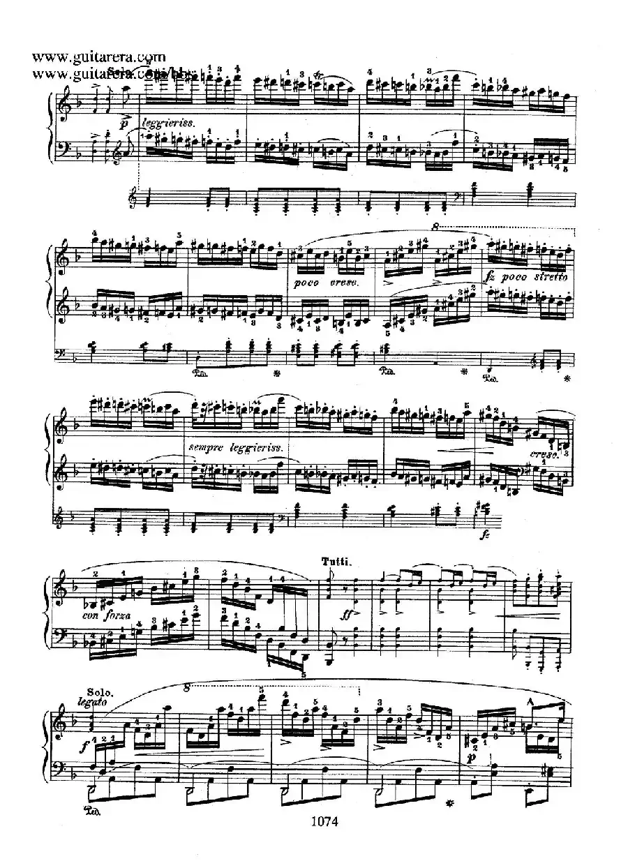 Krakowiak Grand Rondo de Concert Op.14 (克拉科维克音乐会用大回旋曲·钢琴独奏版)