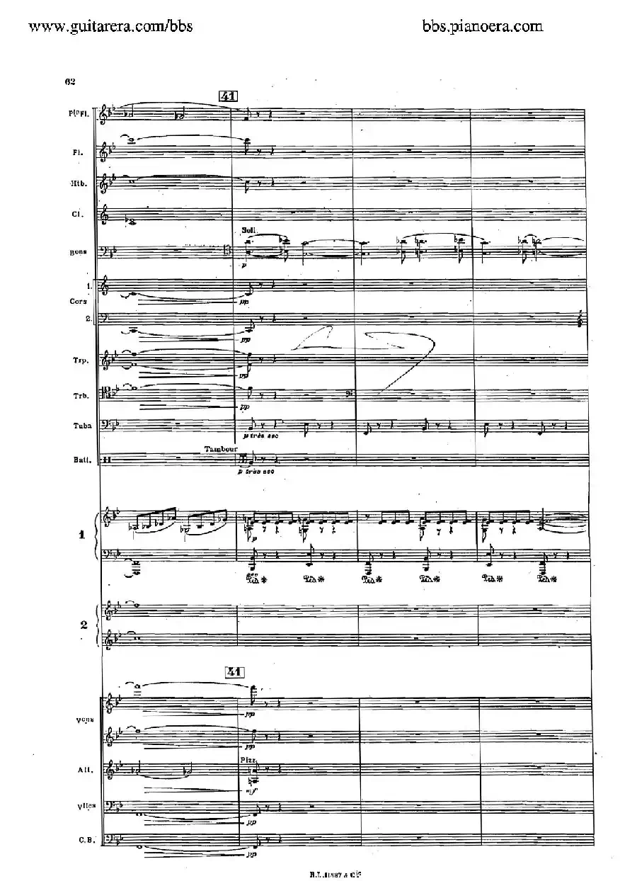 Concerto for 2 Pianos in d Minor(d小调双钢琴协奏曲·总谱)
