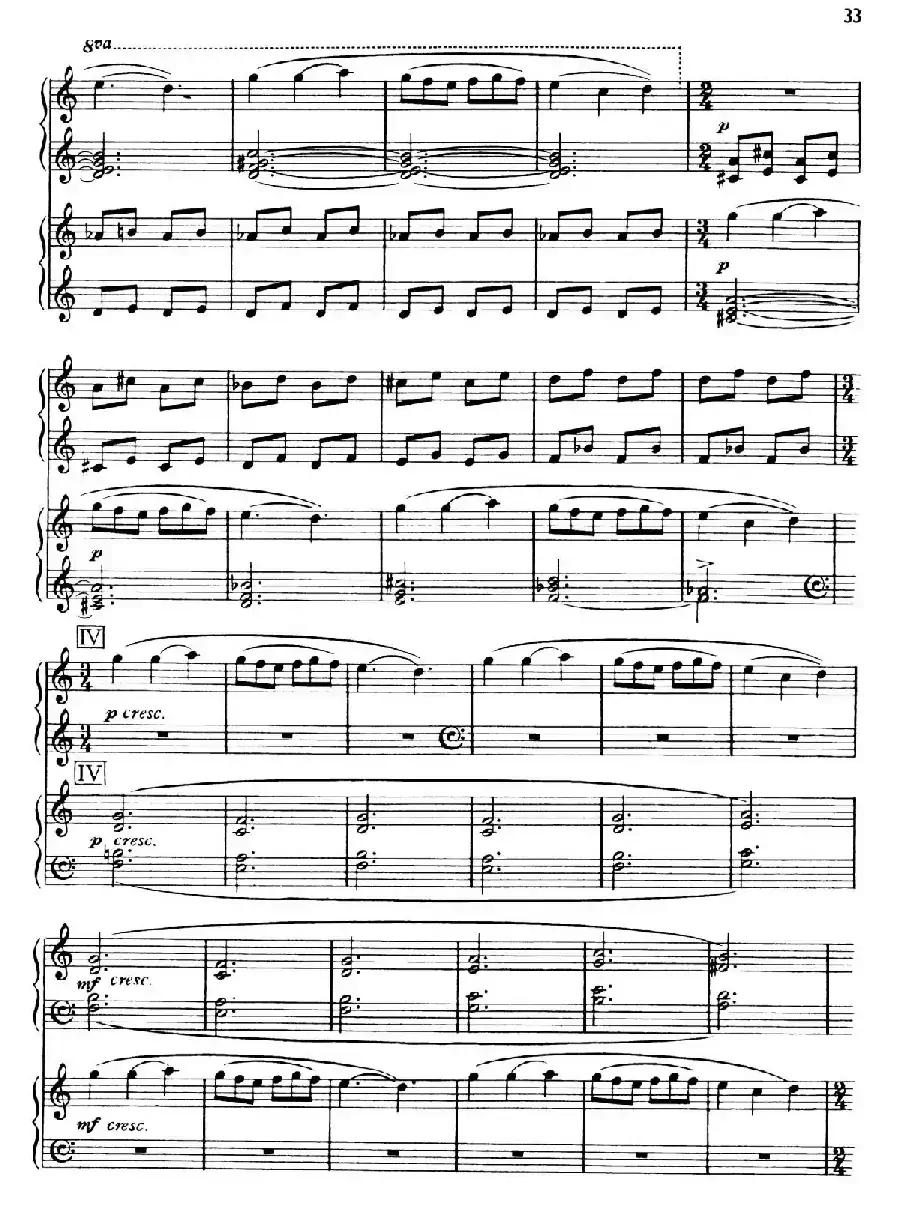 The Planets Op.32(双钢琴)(行星·第三乐章 水星—飞行使者)