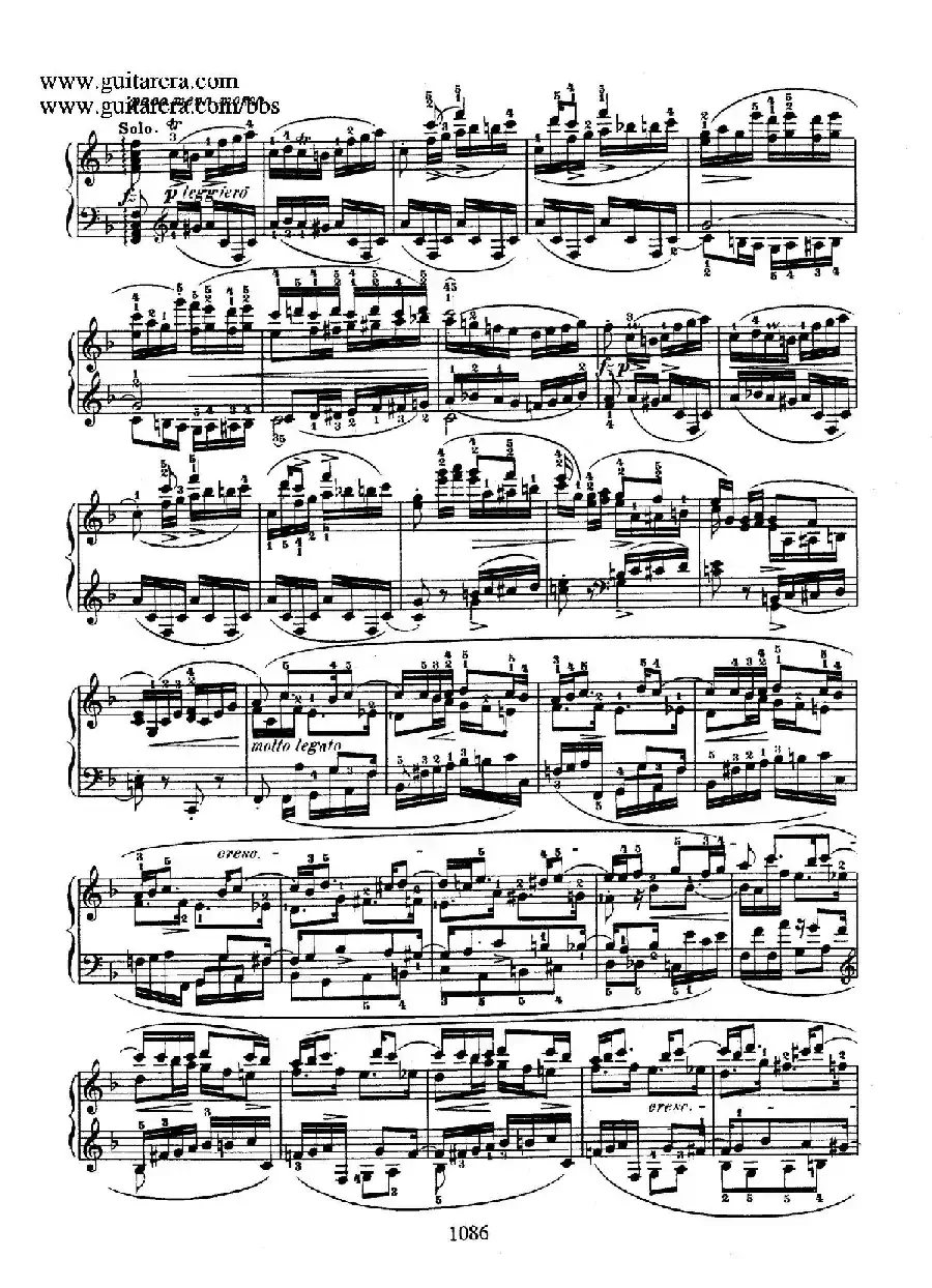Krakowiak Grand Rondo de Concert Op.14 (克拉科维克音乐会用大回旋曲·钢琴独奏版)