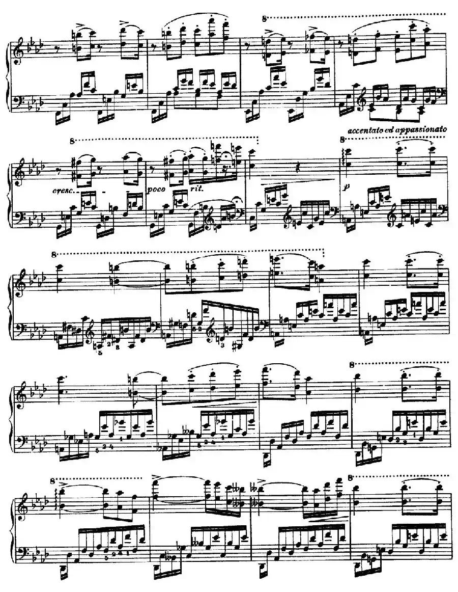 12 Etudes d'execution Transcendante S.139(12首超技练习曲·10)