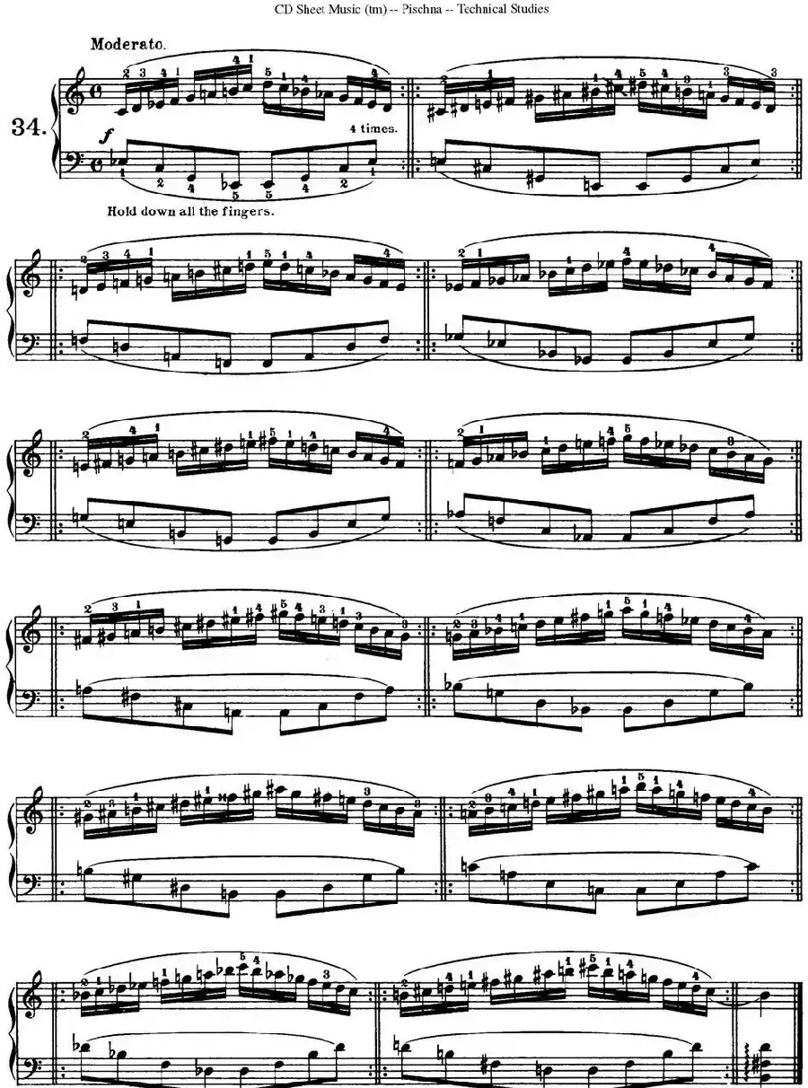 Technical Studies 60 Progressive Exercises (60首钢琴循序渐进练习曲 P41——50)