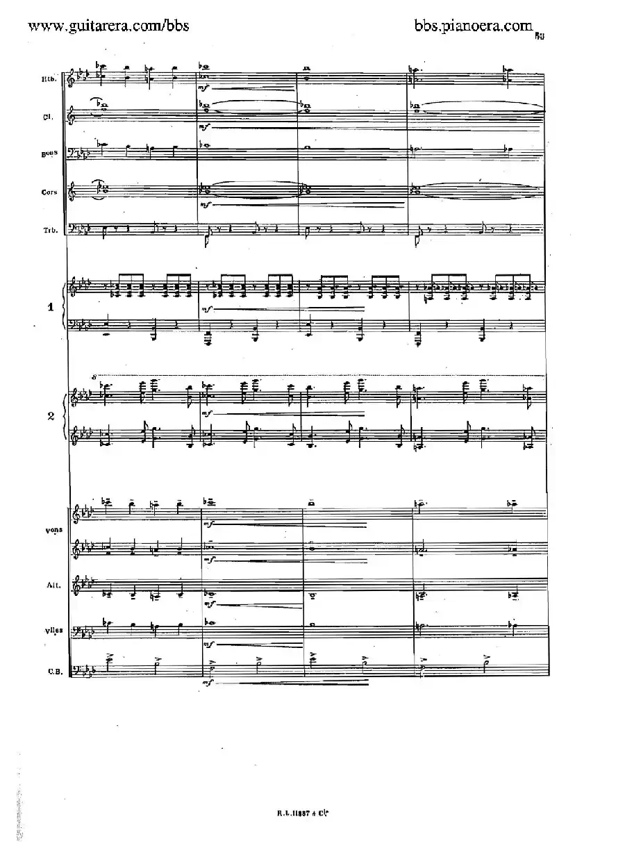 Concerto for 2 Pianos in d Minor(d小调双钢琴协奏曲·总谱)