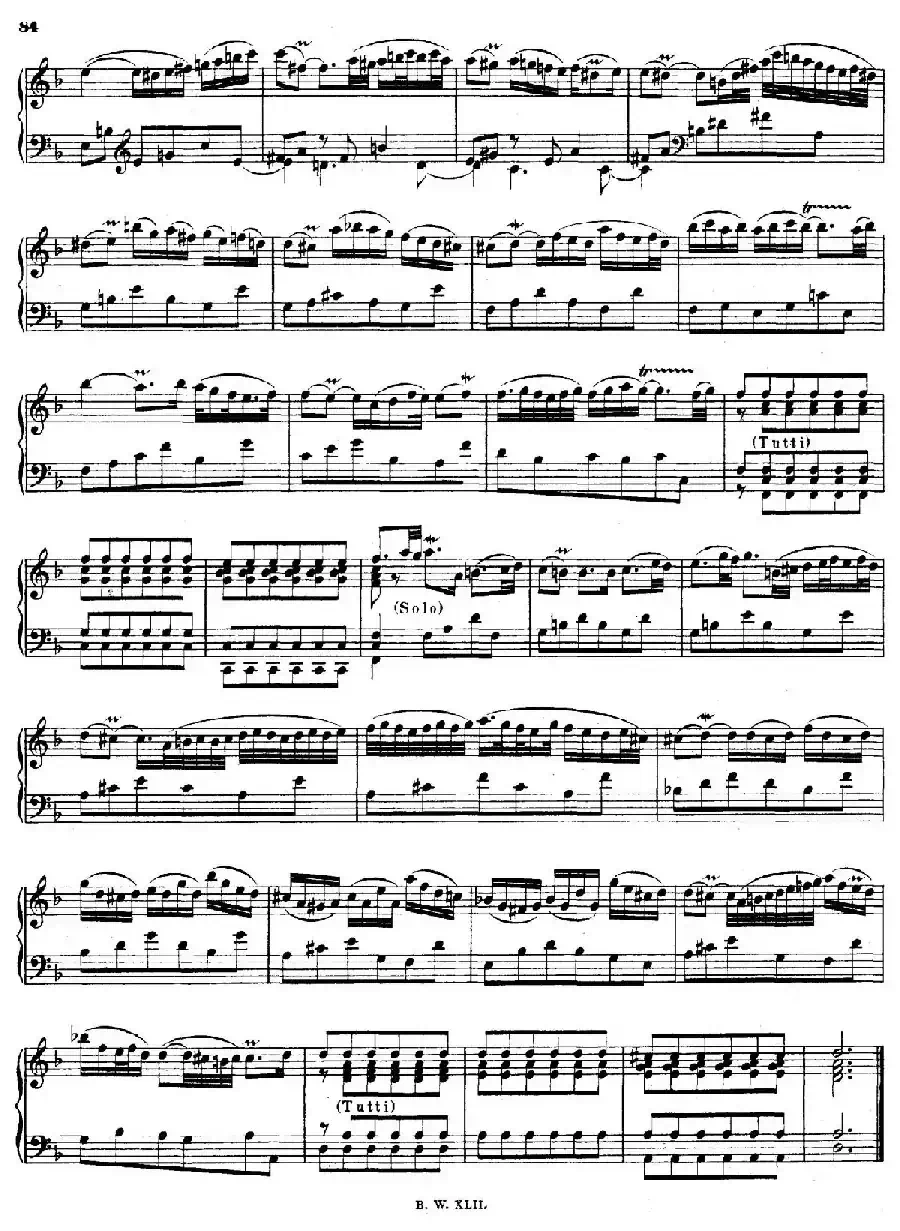 16 Concertos BWV 972-987(十六首为独奏古钢琴而作的协奏曲)(P21——30)