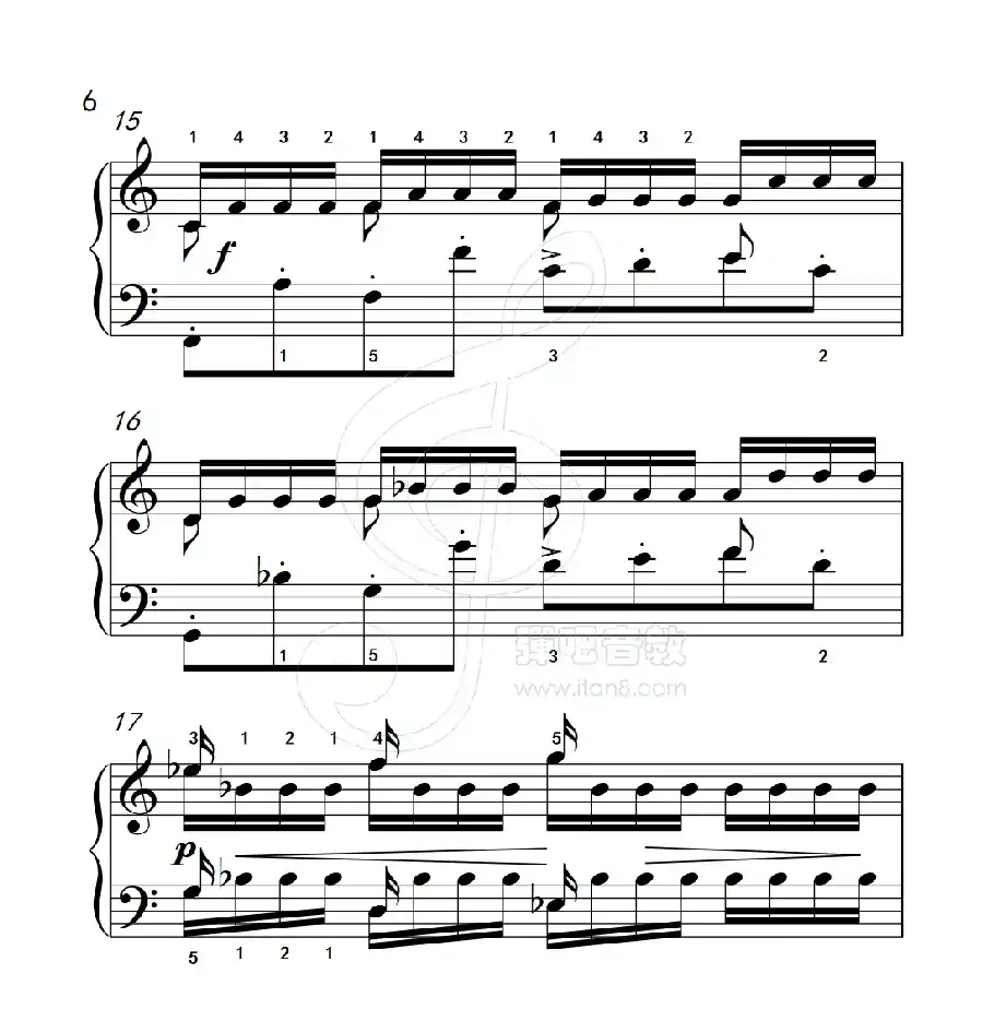 练习曲 12(克拉莫钢琴练习曲60首)