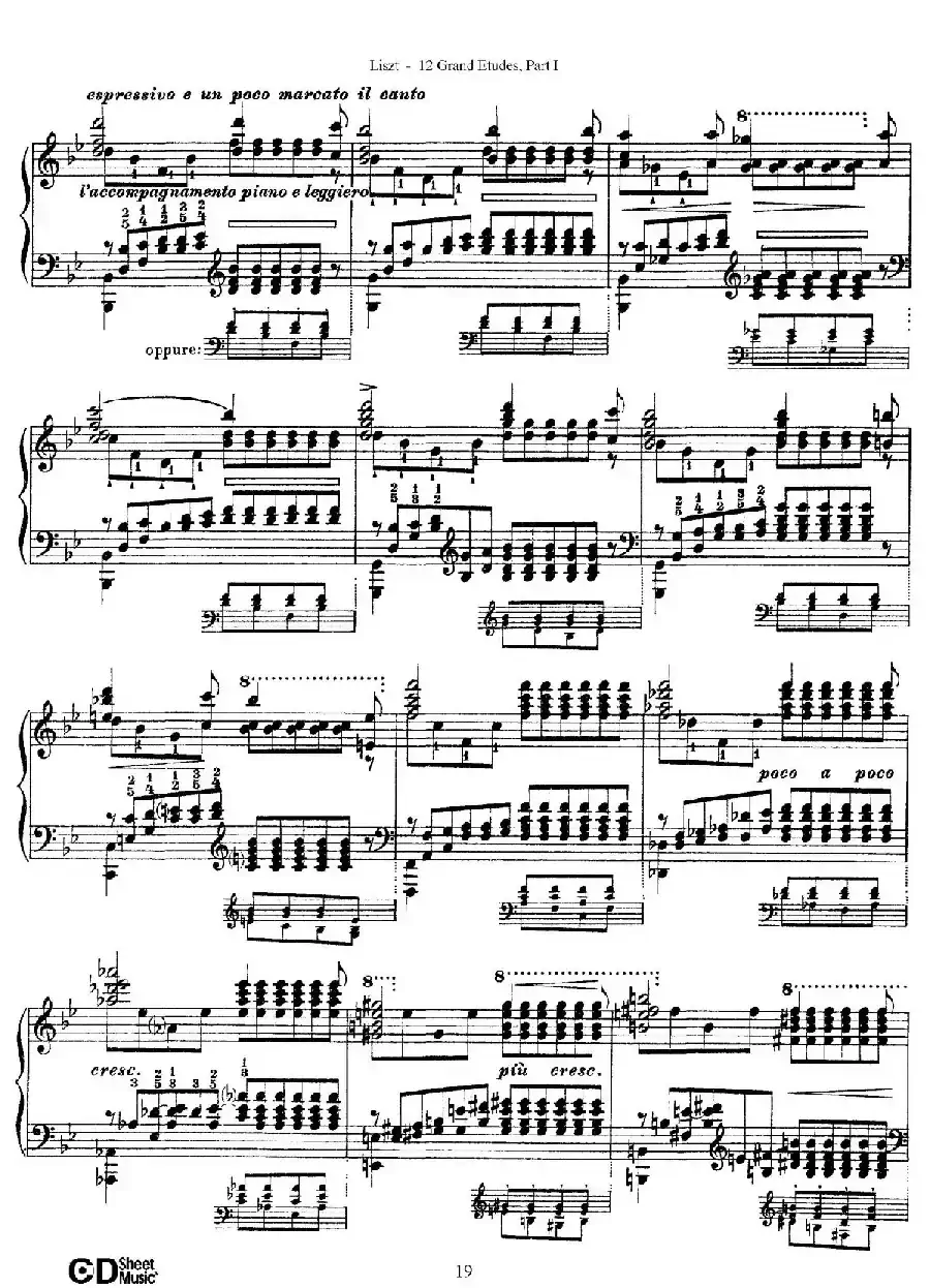 12 Grand Etudes S.137(12首华丽的练习曲·4)