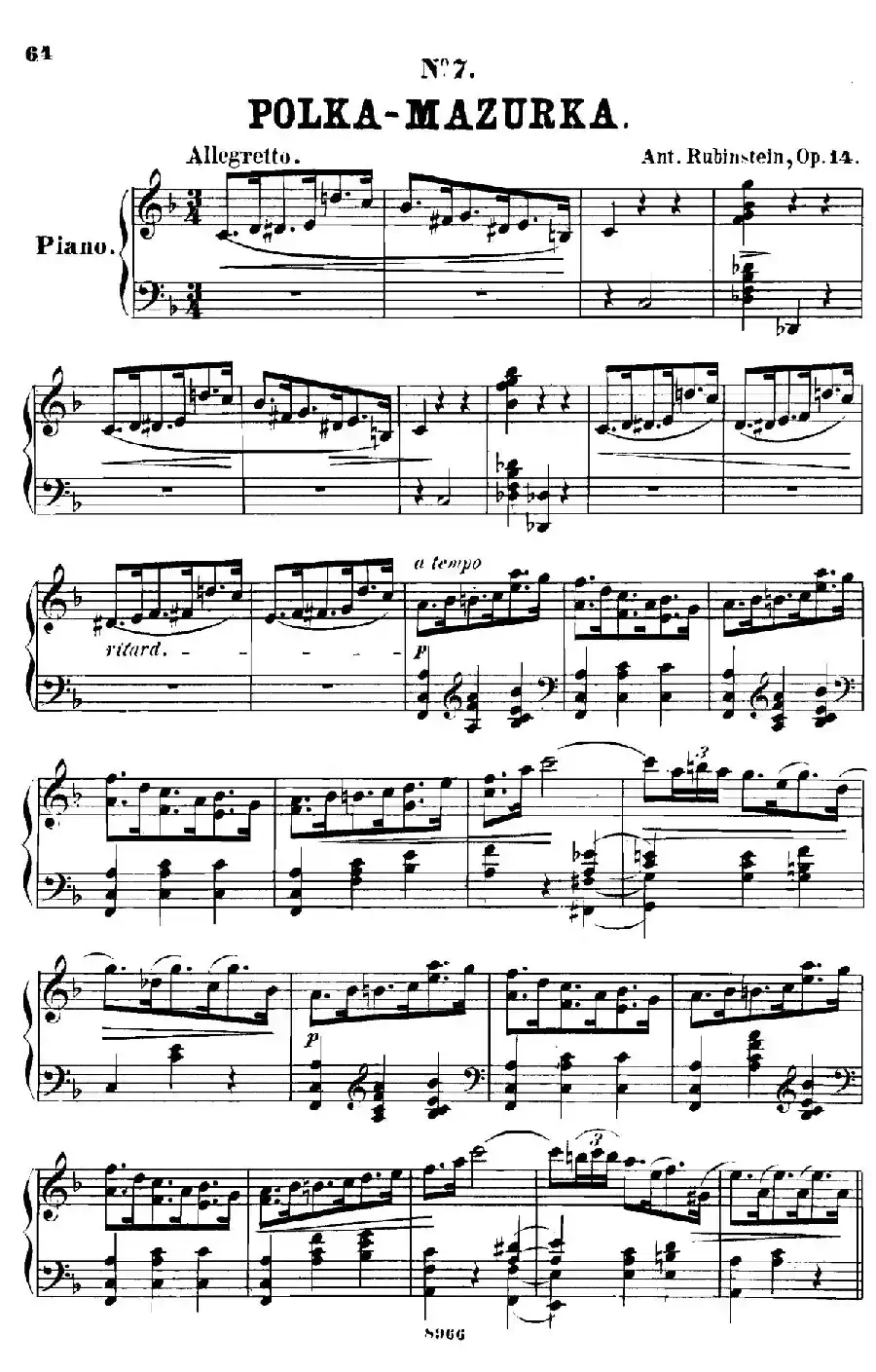 舞会 Le Bal Op.14(No.7)