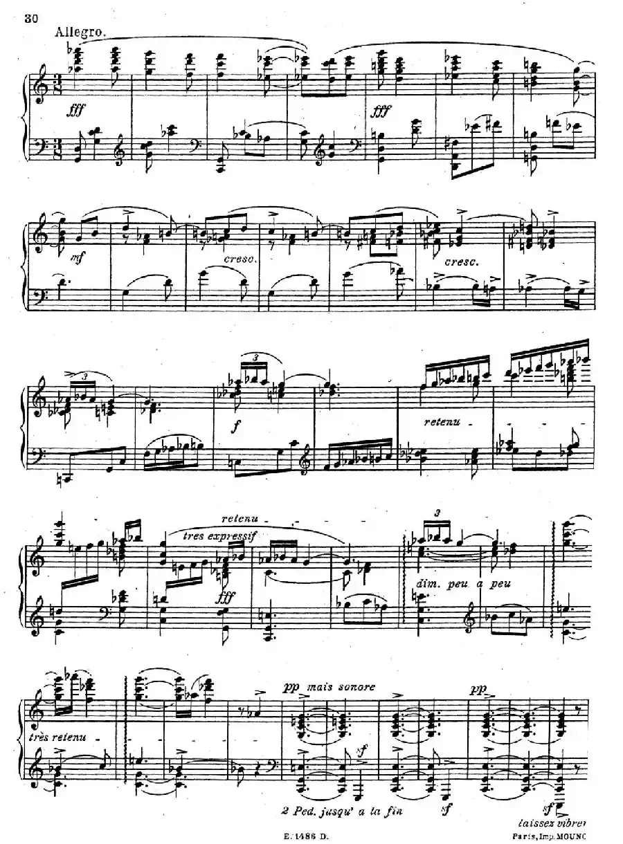 Sonate Romantique Op.3(浪漫奏鸣曲·Ⅲ)