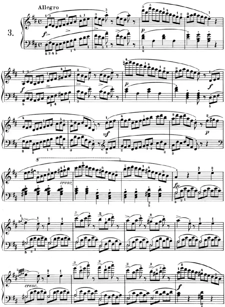25首车尔尼Op.748练习曲(NO.3)