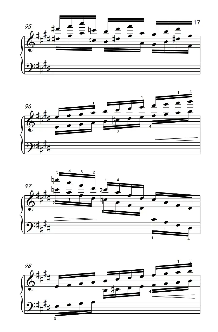 莫什科夫斯基 钢琴练习曲(第一首)