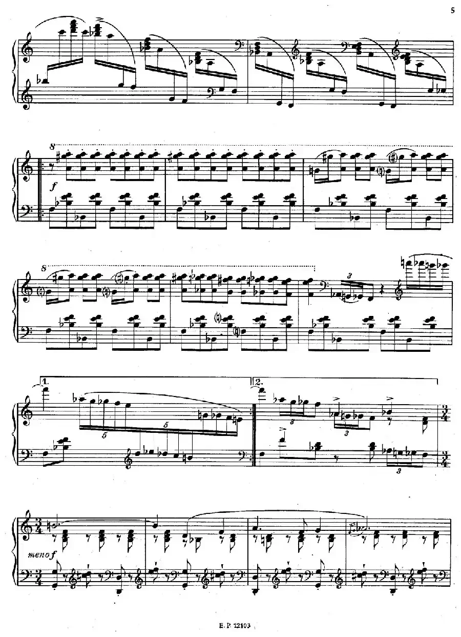 Sabre Dance(马刀舞曲)(索兰改编钢琴独奏版)