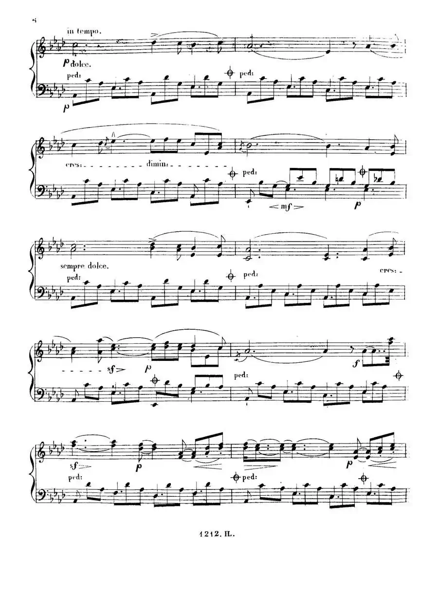3 Nocturnes Caractéristiques Op·45(3首个性夜曲·1)
