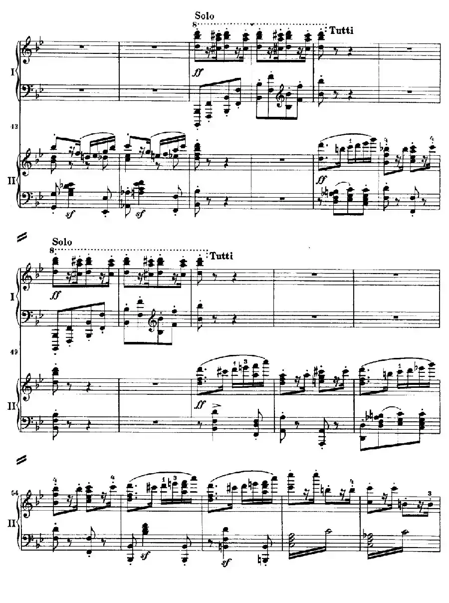 降B大调第二钢琴协奏曲(P71——80)