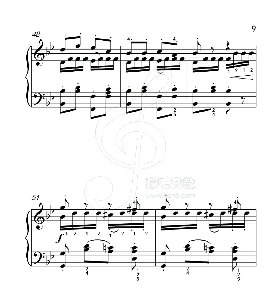 练习曲 52(克拉莫钢琴练习曲60首)