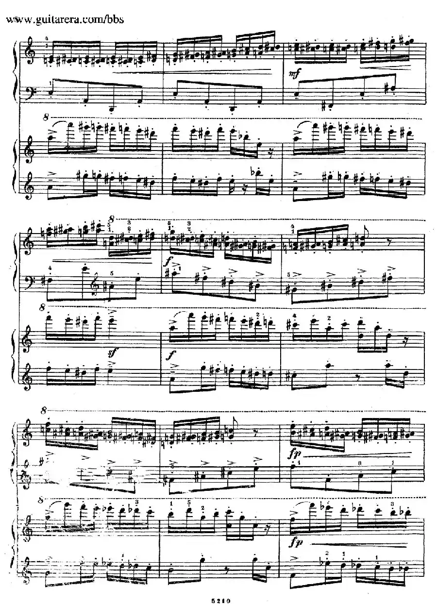 Variation on a Theme by Paganini(帕格尼尼主题变奏曲·双钢琴)