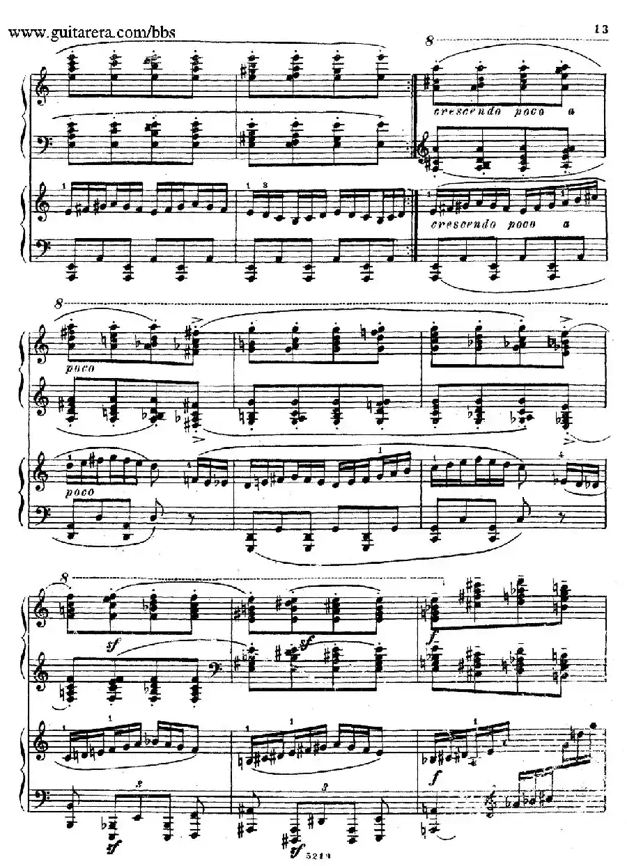 Variation on a Theme by Paganini(帕格尼尼主题变奏曲·双钢琴)