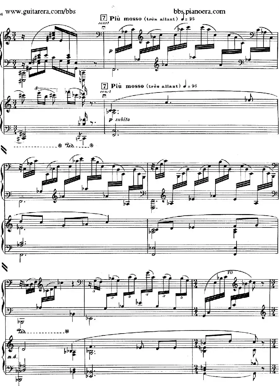 Piano Concerto in c-sharp Minor (升c小调钢琴协奏曲·第一乐章)