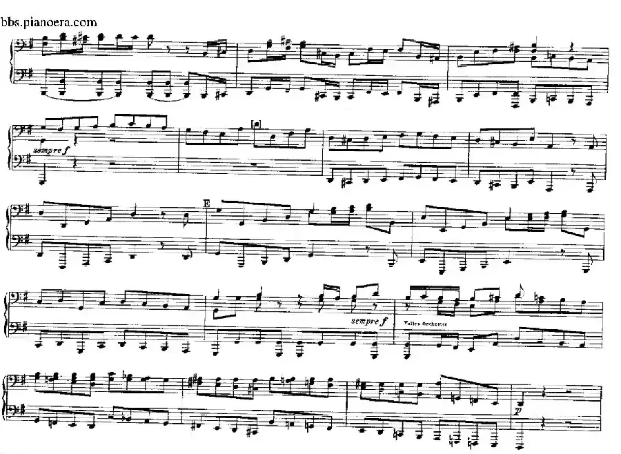 Brandenburg Concerto No.3 in G Major BWV.1048(G大调第三勃兰登堡协奏曲·四手联弹版)