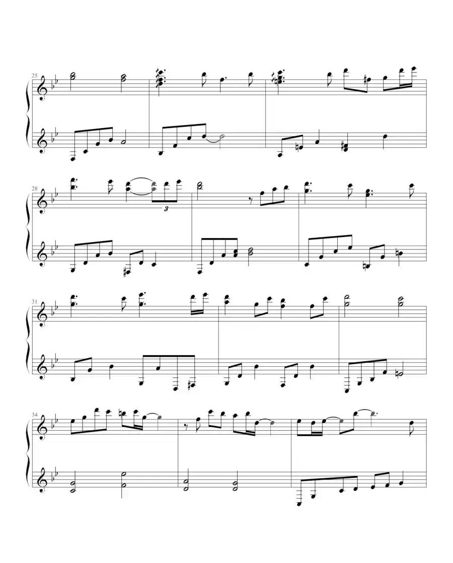 第一次(韩剧《冬日恋歌》插曲)(剑心制谱版)