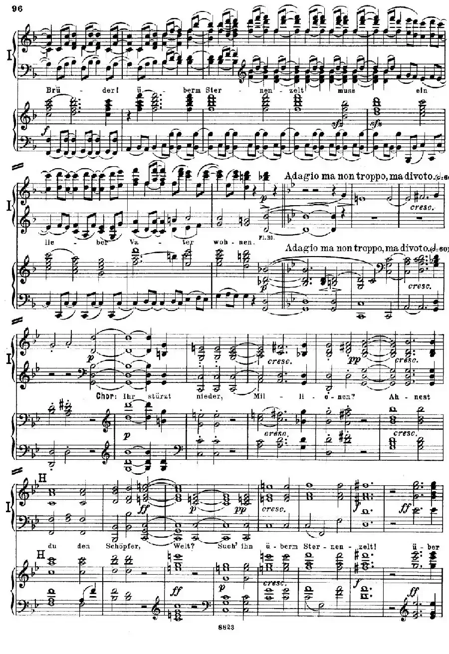 d小调第九交响曲 Op.125(双钢琴P93——102)