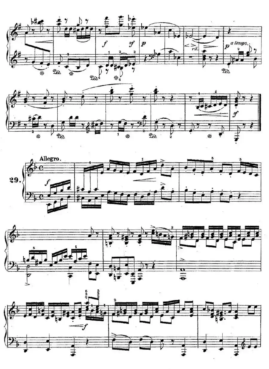 36 Etudes Rhythmiques et Melodiques Op.105(36首节奏与旋律练习曲 26—30)
