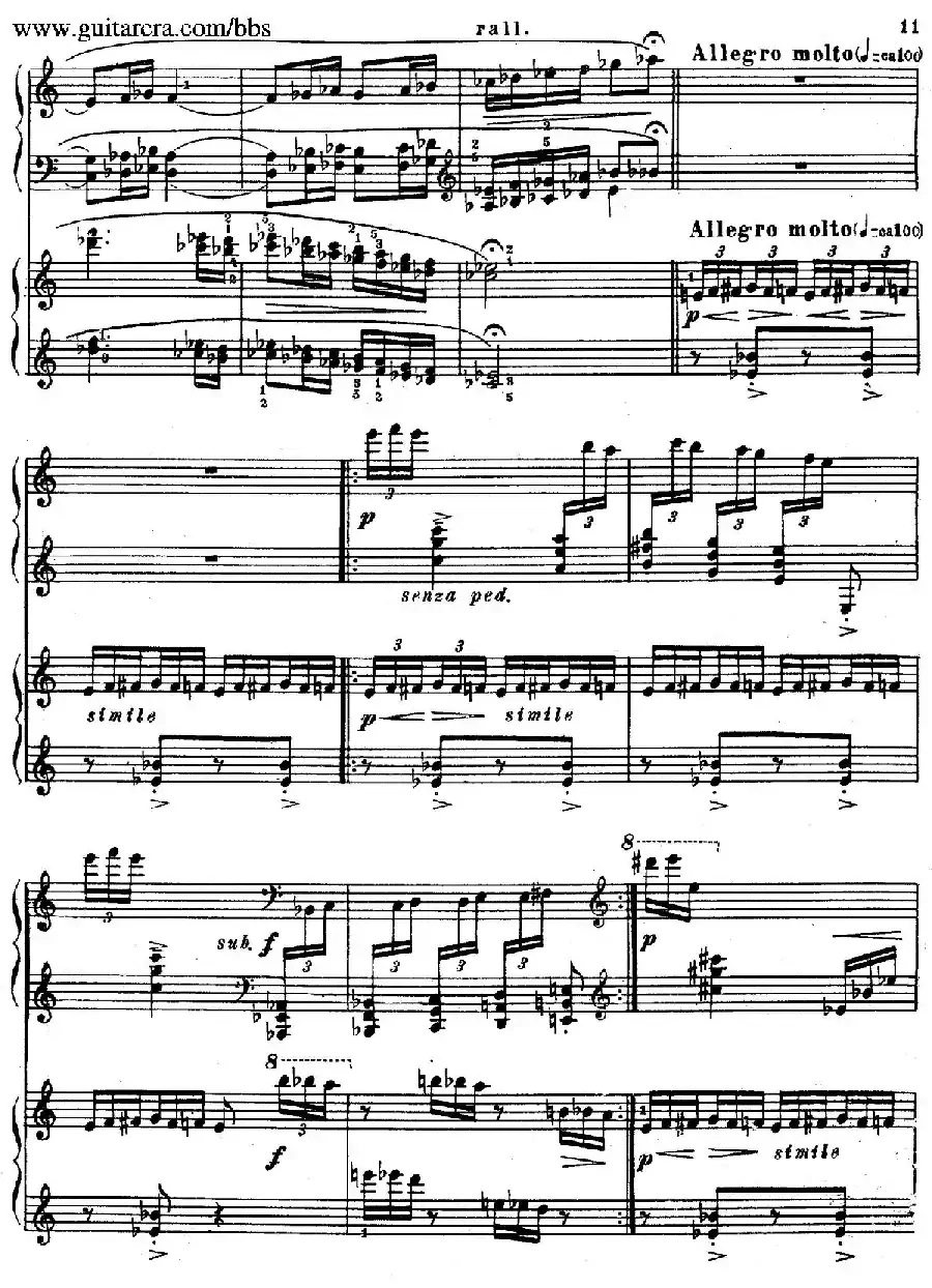 Variation on a Theme by Paganini(帕格尼尼主题变奏曲·双钢琴)