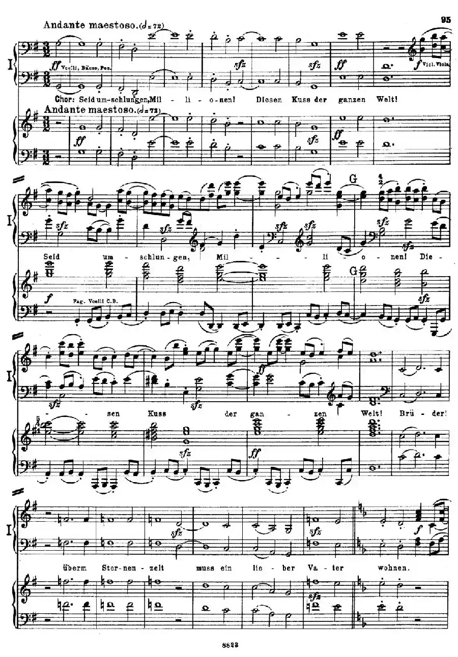 d小调第九交响曲 Op.125(双钢琴P93——102)