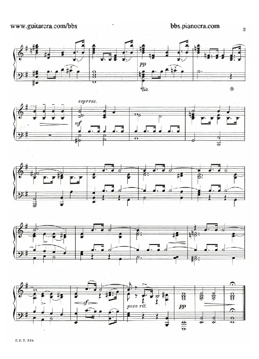 Eight Preludes Op.30(8首前奏曲 4. e小调)