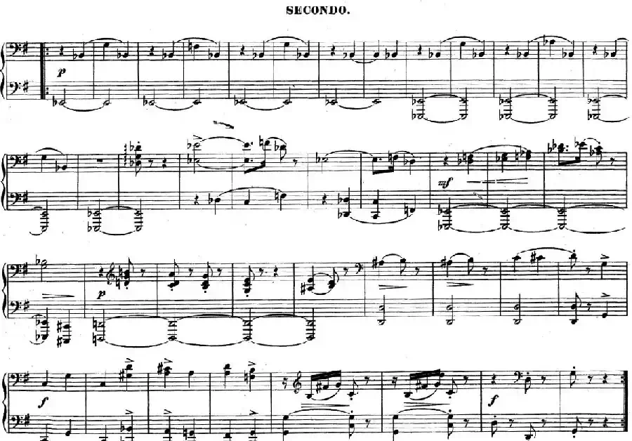 Zwolf Original-Compositionen fur Pianoforte zu 4 Handen Op.57(12首四手联弹小品·4)