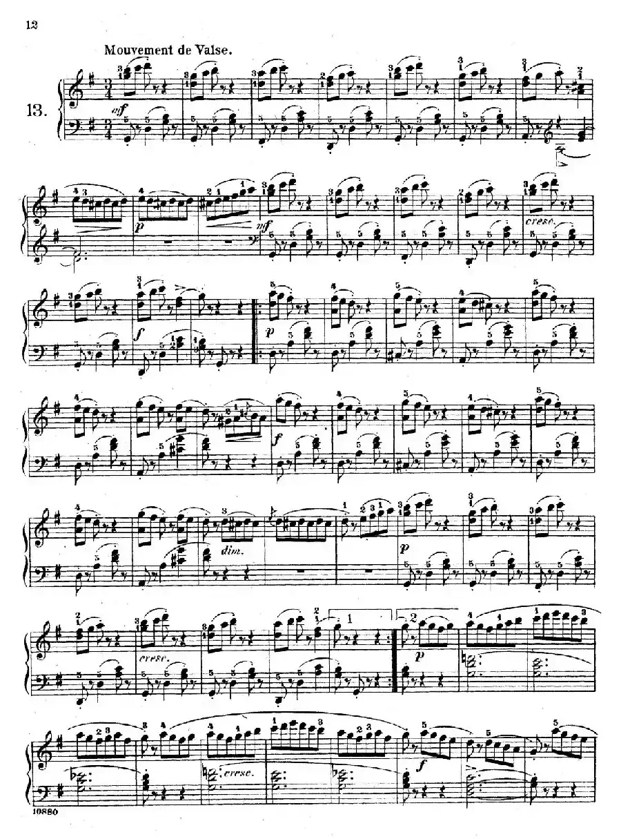 Etudes Enfantines Op.37(儿童钢琴练习曲 第11——14首)
