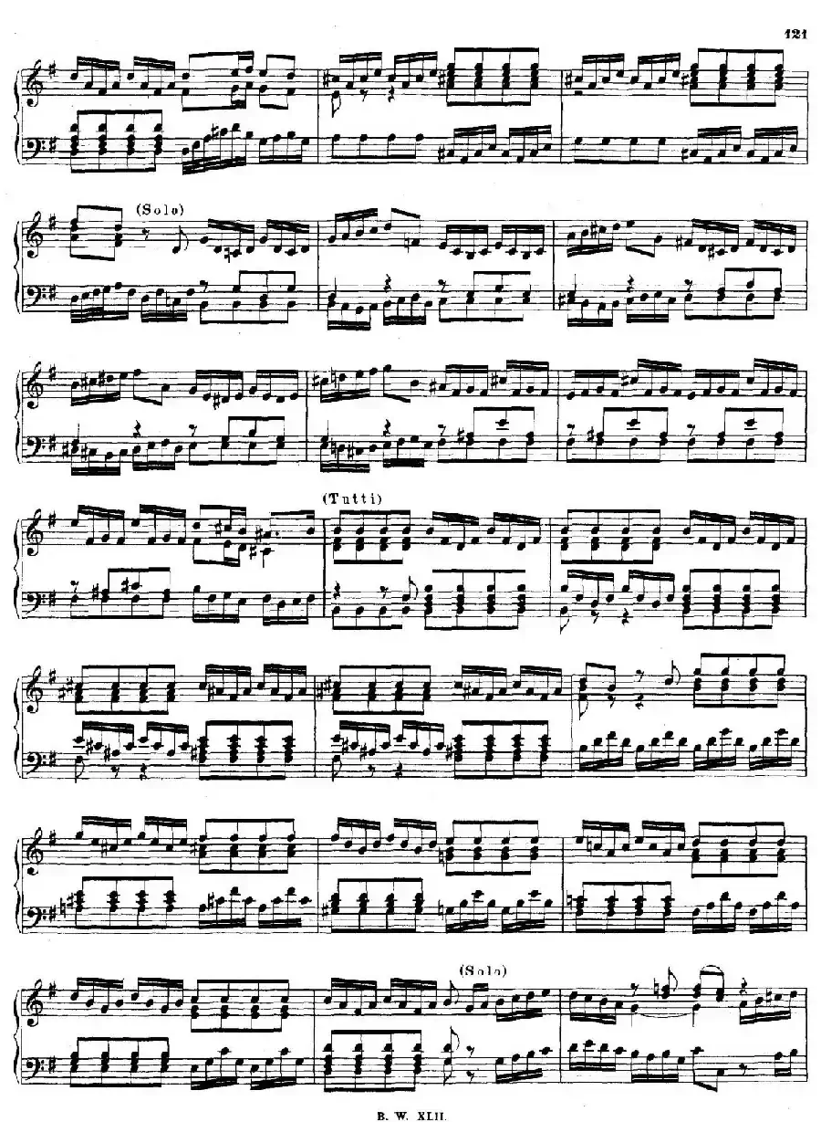 16 Concertos BWV 972-987(十六首为独奏古钢琴而作的协奏曲)(P61——70)