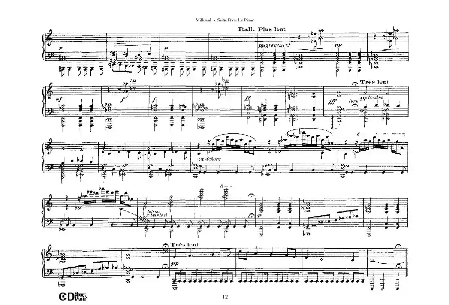 Suite Pour Le Piano Op.8(钢琴组曲·Ⅳ)