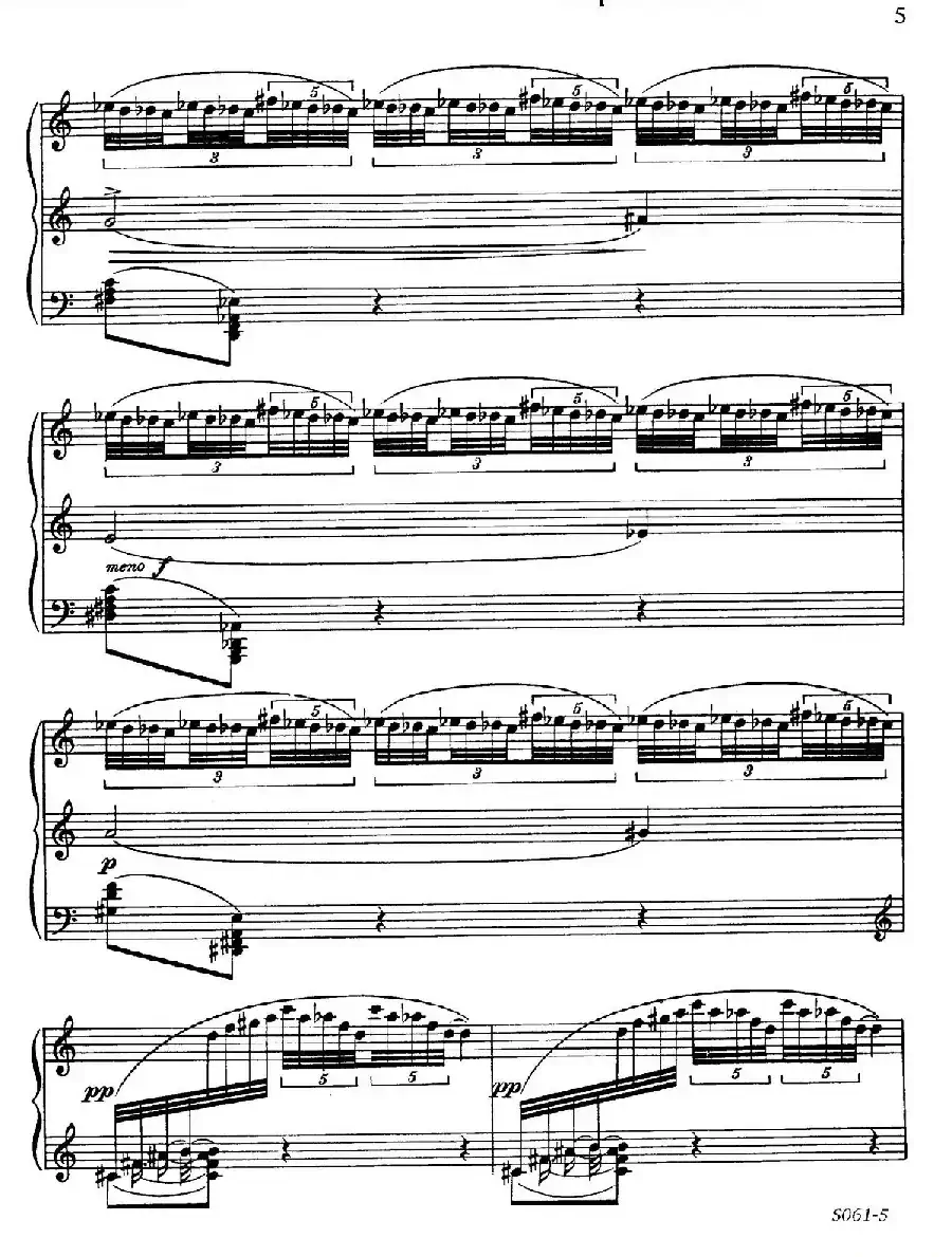 Poems of 1917 Op.41(1917之诗 2. 绝望的传播者)