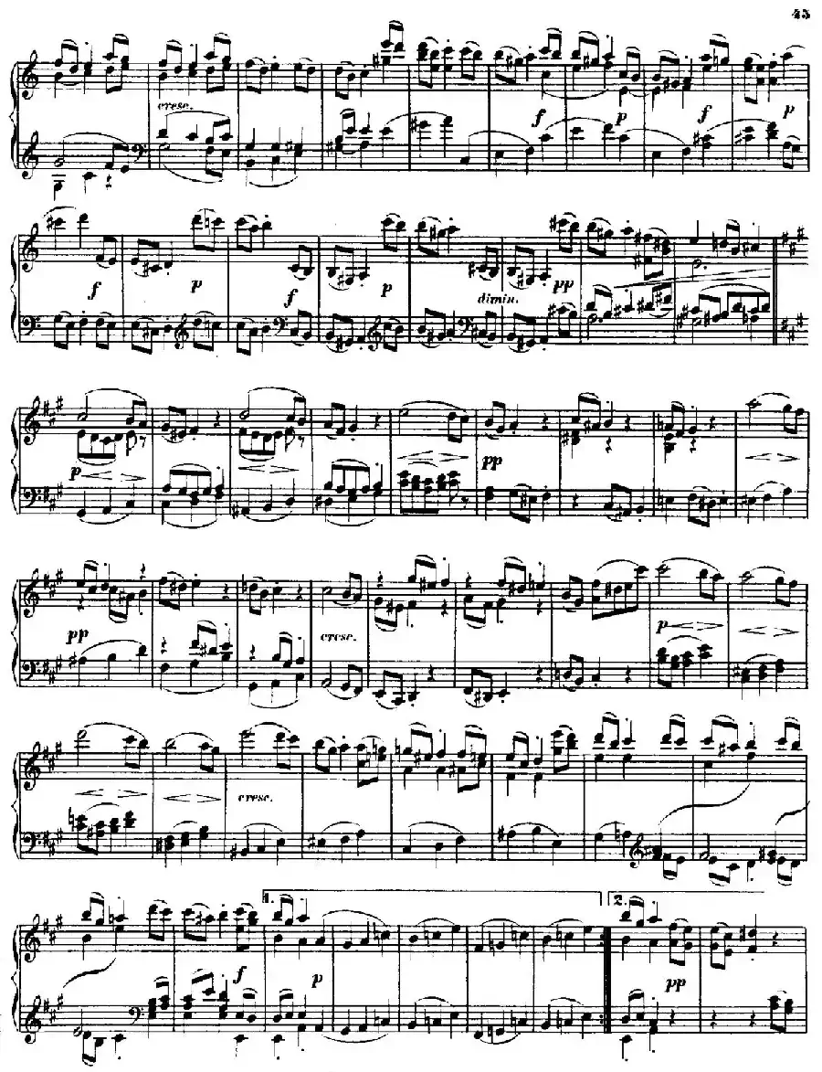 String Quartet No.15 in a Minor Op.132(a小调第十五弦乐四重奏·钢琴独奏版)