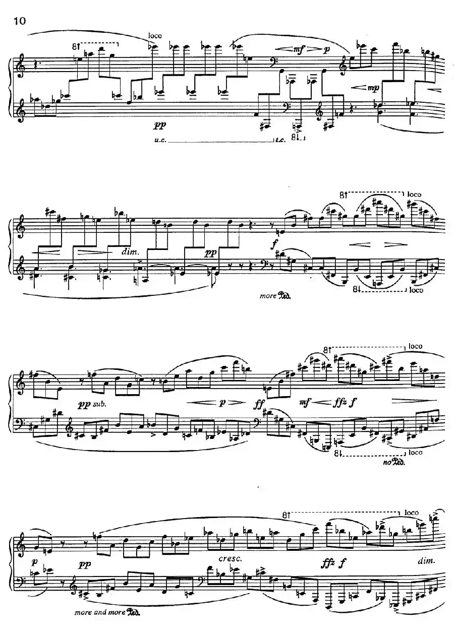 Nine Bagatelles (9首小品)(Ⅵ)