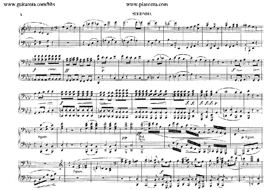 Piano Concerto No.2 in f Minor Op.21(f小调第二钢琴协奏曲·四手联弹版)