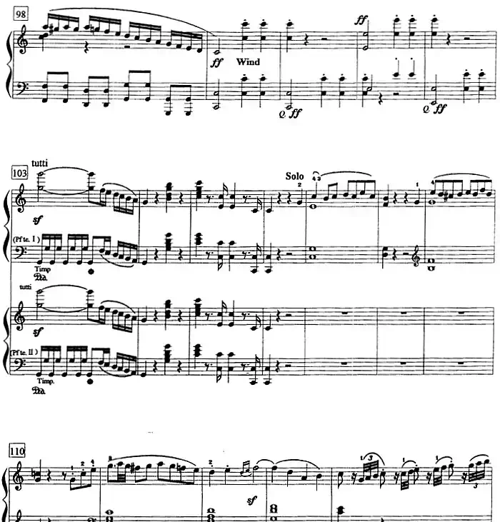 钢琴教程第八级 大型乐曲(C大调第一钢琴协奏曲 Op.15 第一乐章)