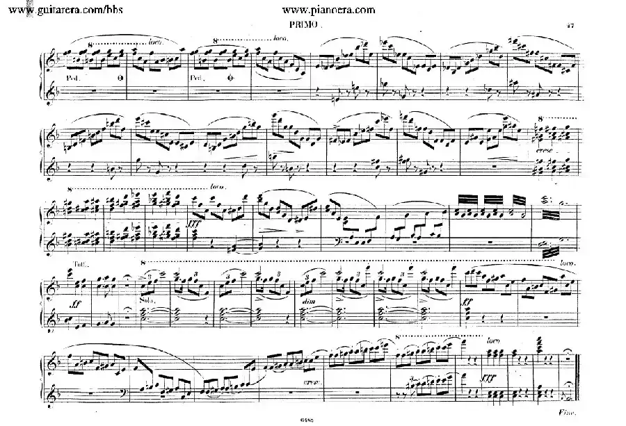 Piano Concerto No.2 in f Minor Op.21(f小调第二钢琴协奏曲·四手联弹版)