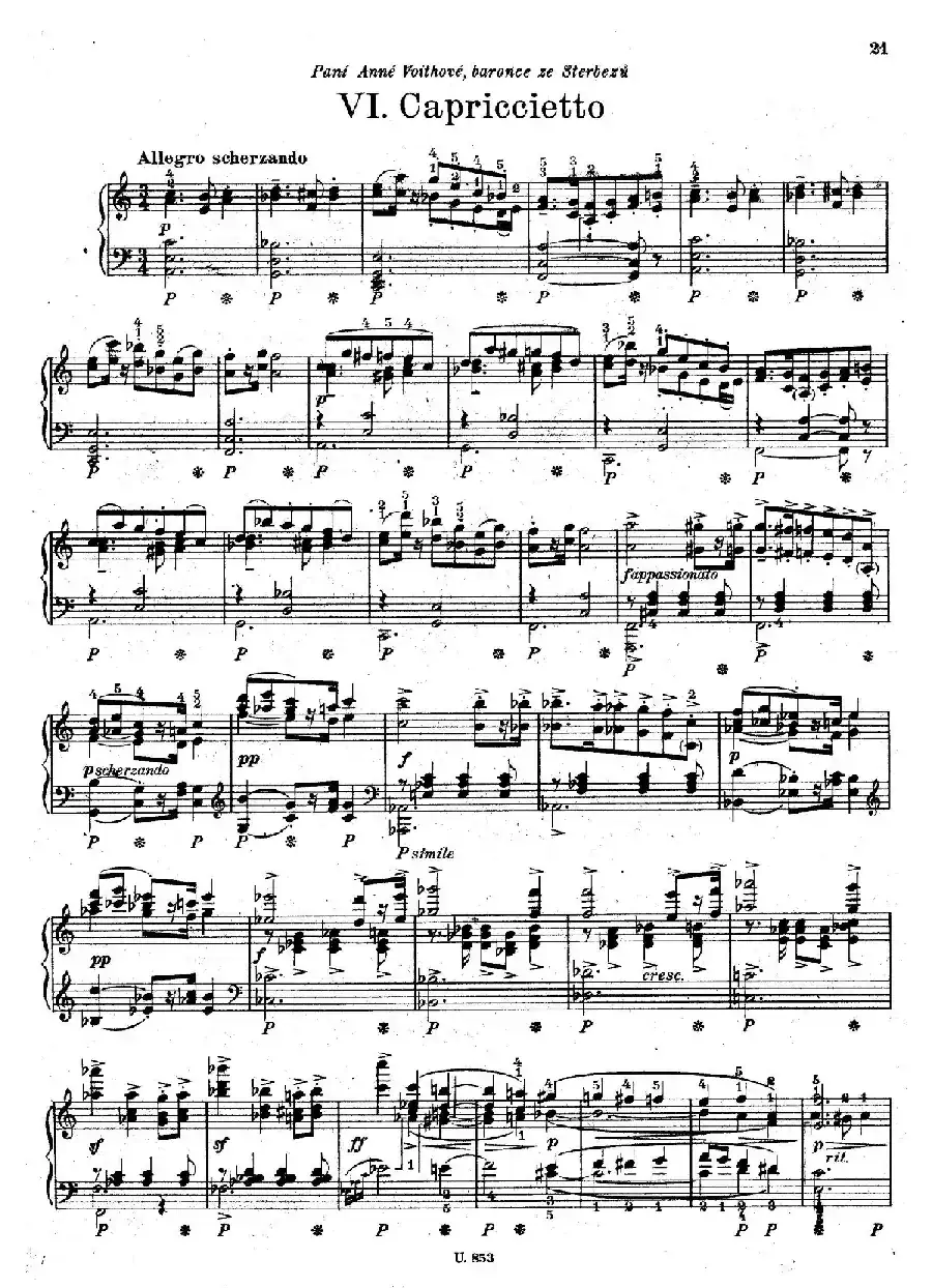 Six Piano Pieces Op.7(6首钢琴小品·Ⅵ)