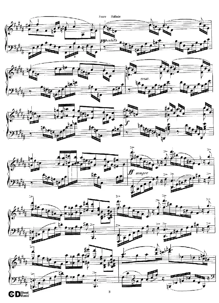 Ballade Op.19(叙事曲)